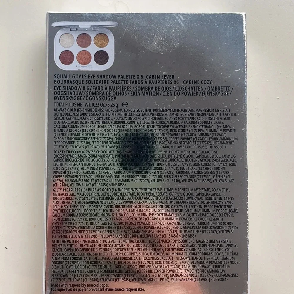 MAC Eyeshadow Pallete‎ Squall Goals NWT